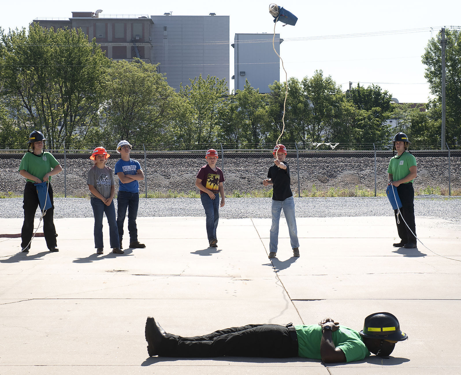 Alliance wrestling visits Lincoln Fire and Rescue